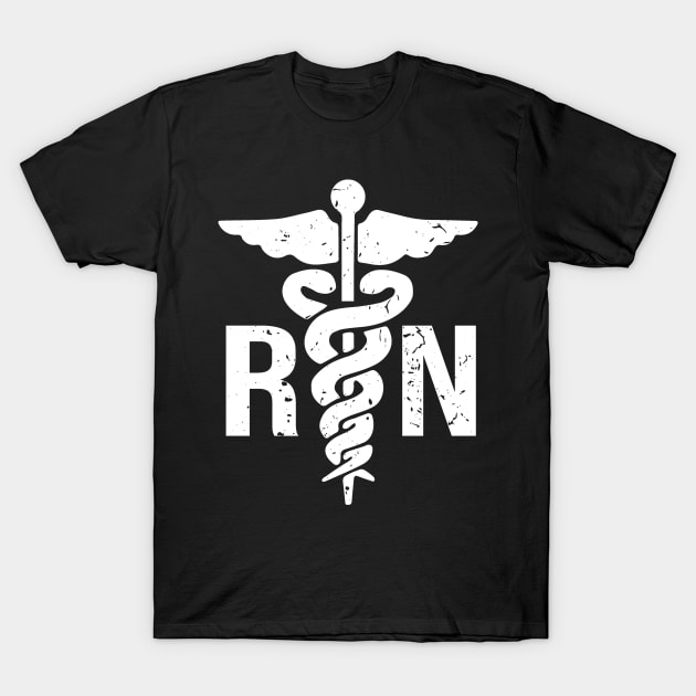 RN Registered Nurses Symbol T-Shirt by StacysCellar